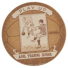 Baines Football Trade Card, Adel Training School, Play Up