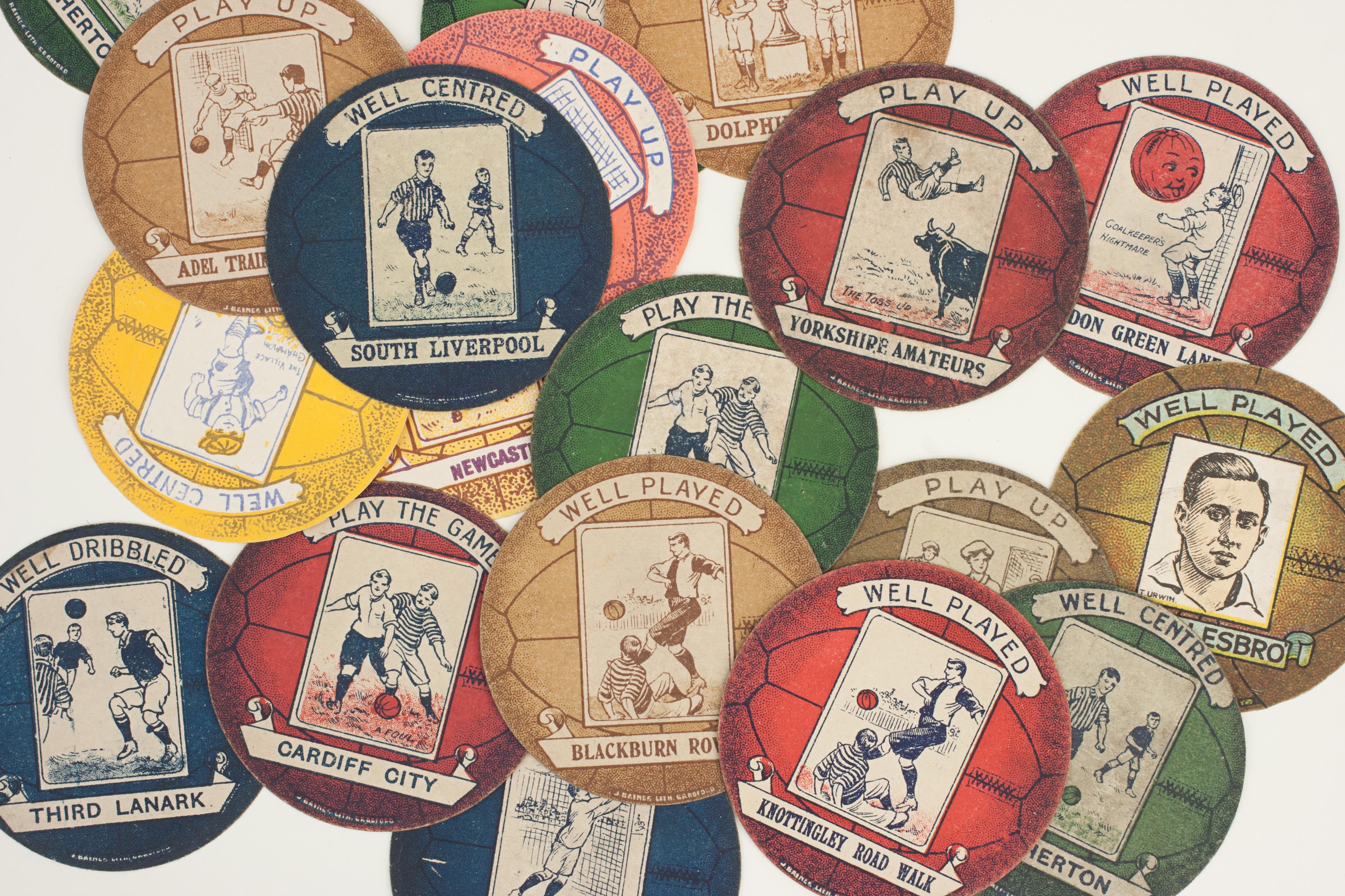 Baines Fußball-Handelskarte, gut ausgeführt, Knottingley Road Walk, gut ausgeführt im Angebot 2
