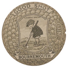 Baines Golfing Trade Card, Bournmouth