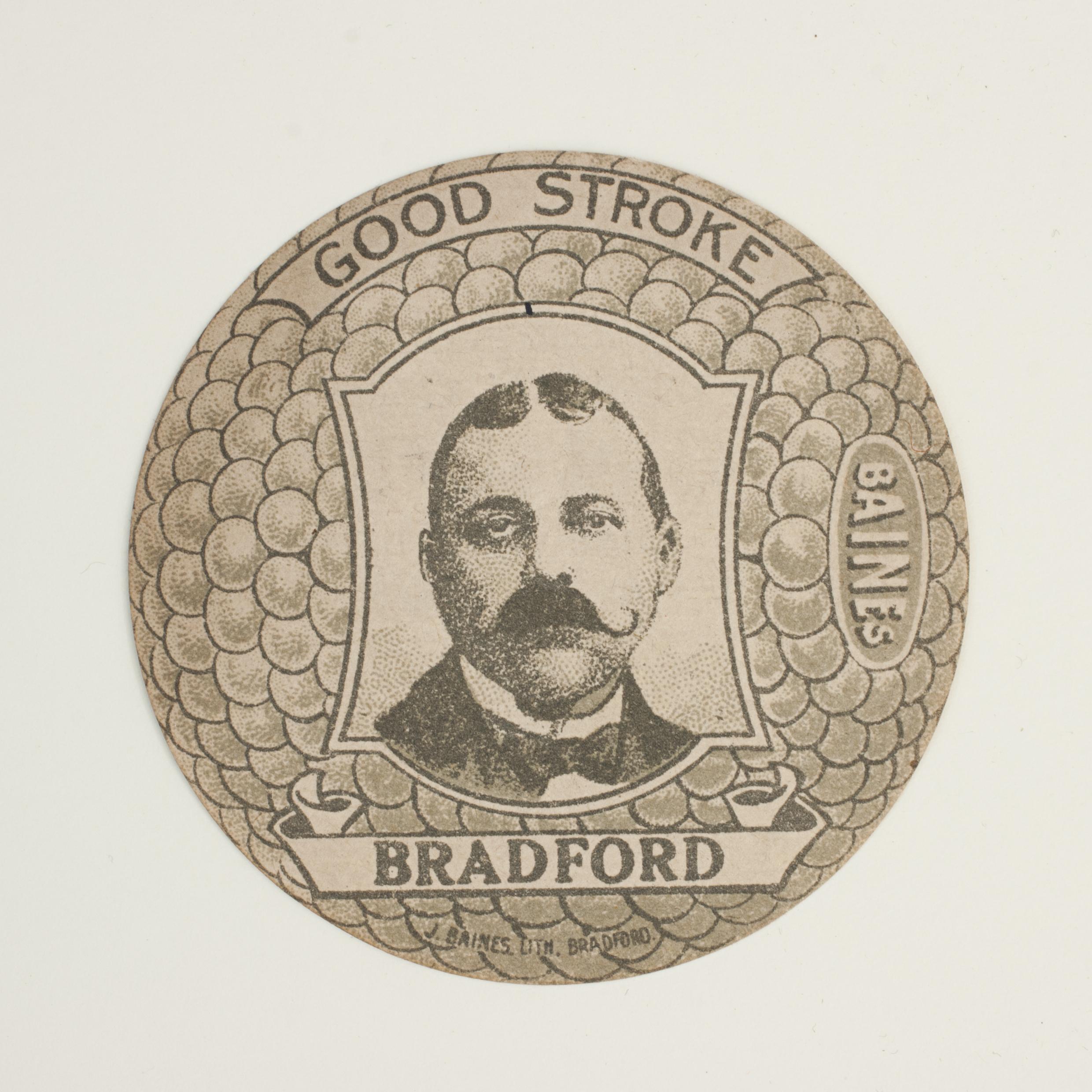 Sporting Art Baines Golfing Trade Card, Bradford