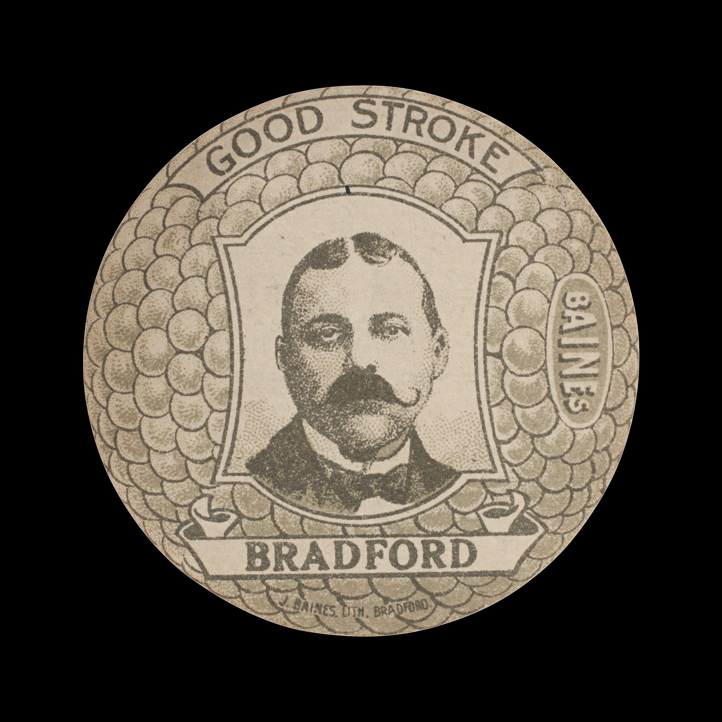 British Baines Golfing Trade Card, Bradford