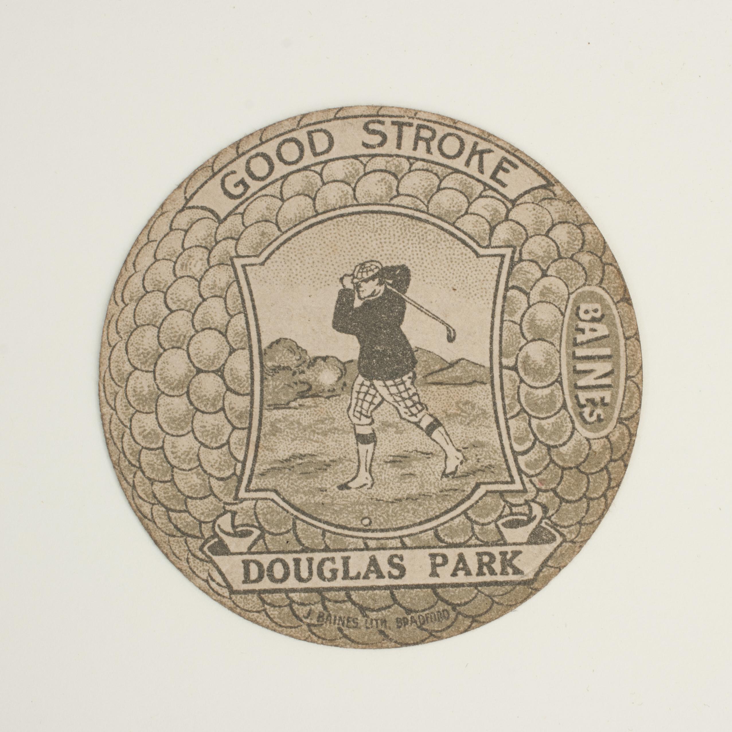 Sporting Art Baines Golfing Trade Card, Douglas Park