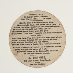 Baines Golfing Trade Card, Hanger Hill