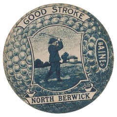 Baines Golfing Trade Card, North Berwick