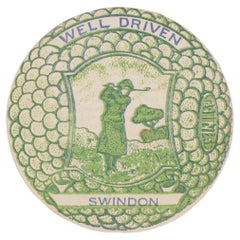 Baines Golfing Trade Card, Swindon.