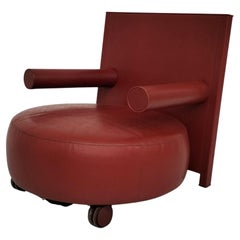 Vintage Baisity leather armchair by Antonio Citterio for B&B Italia - 1980’s
