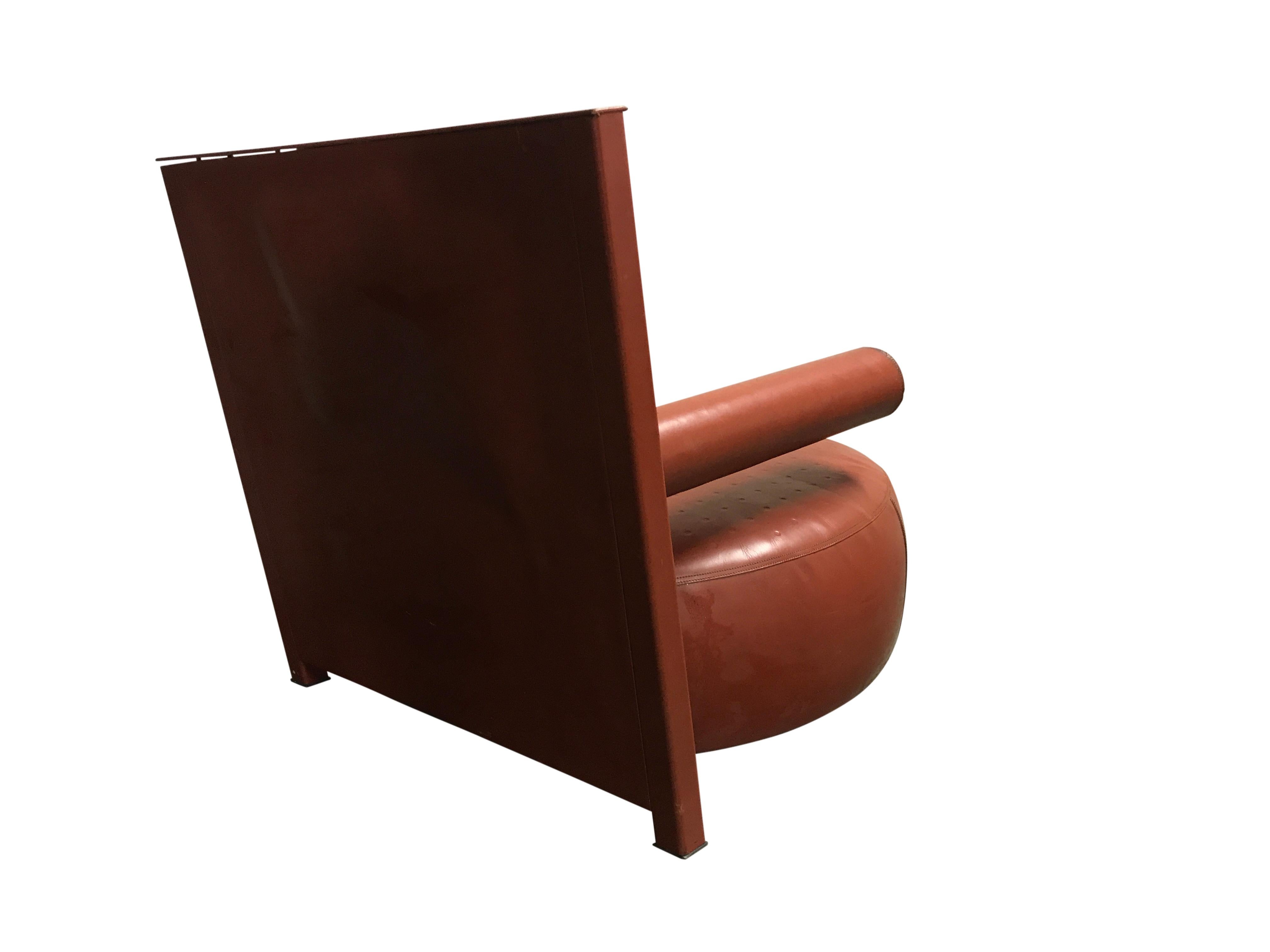 Italian Baisity Lounge Chair by Antonio Citterio for B&B Italia, 1980s