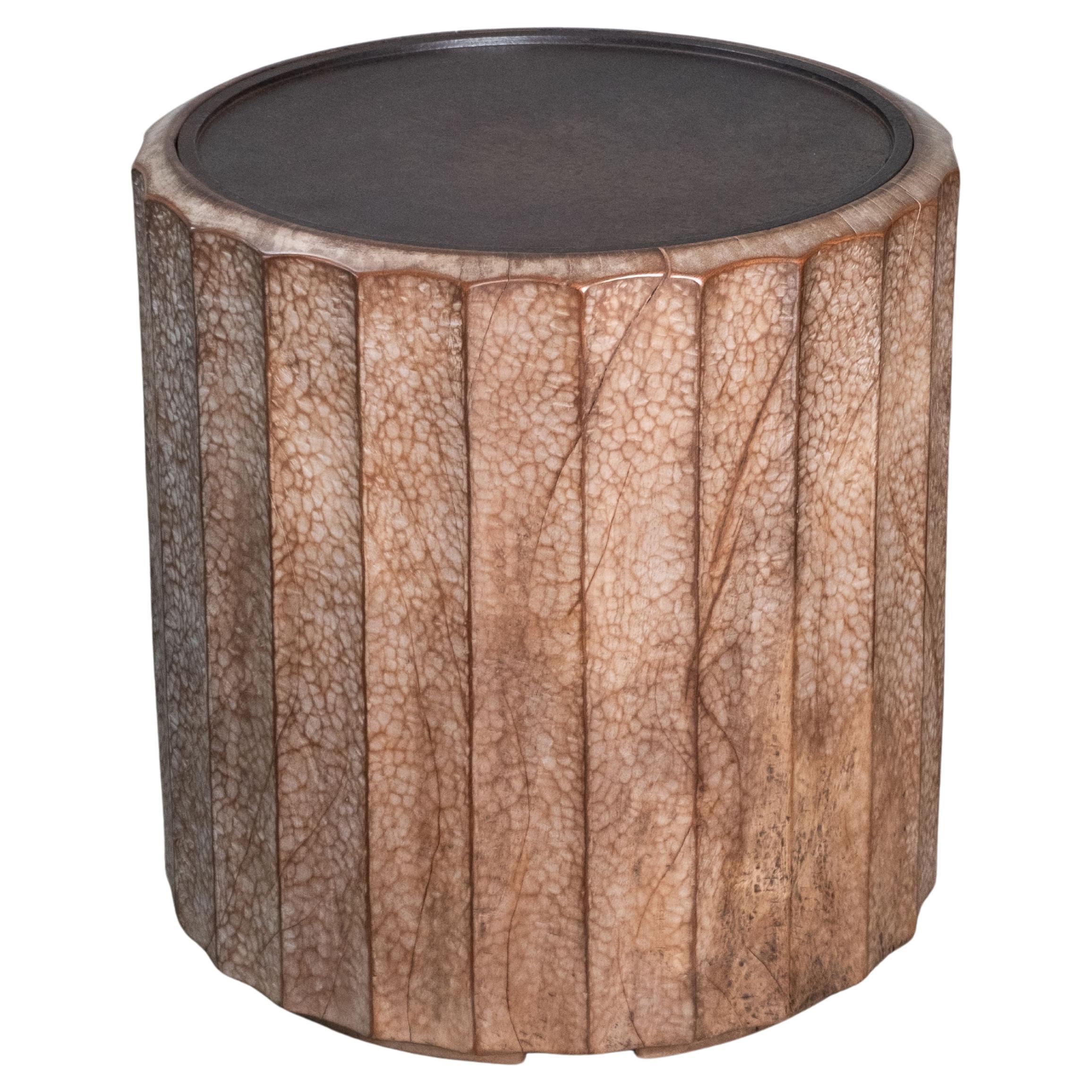 Bajawa Teak Wood 
Metal Coffee Table by Mary Verspoor For Sale