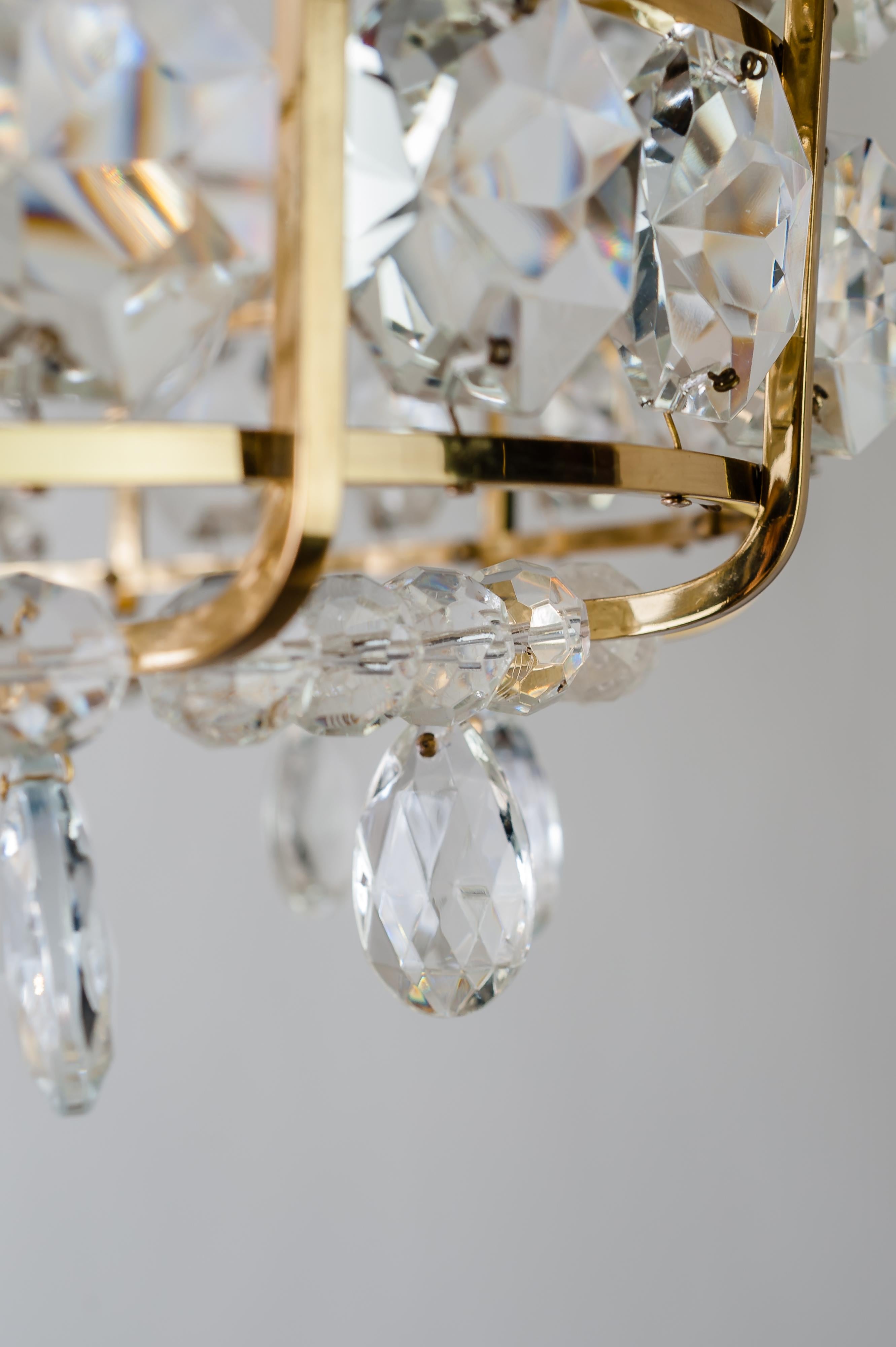 Bakalowits chandelier around 1950s For Sale 4