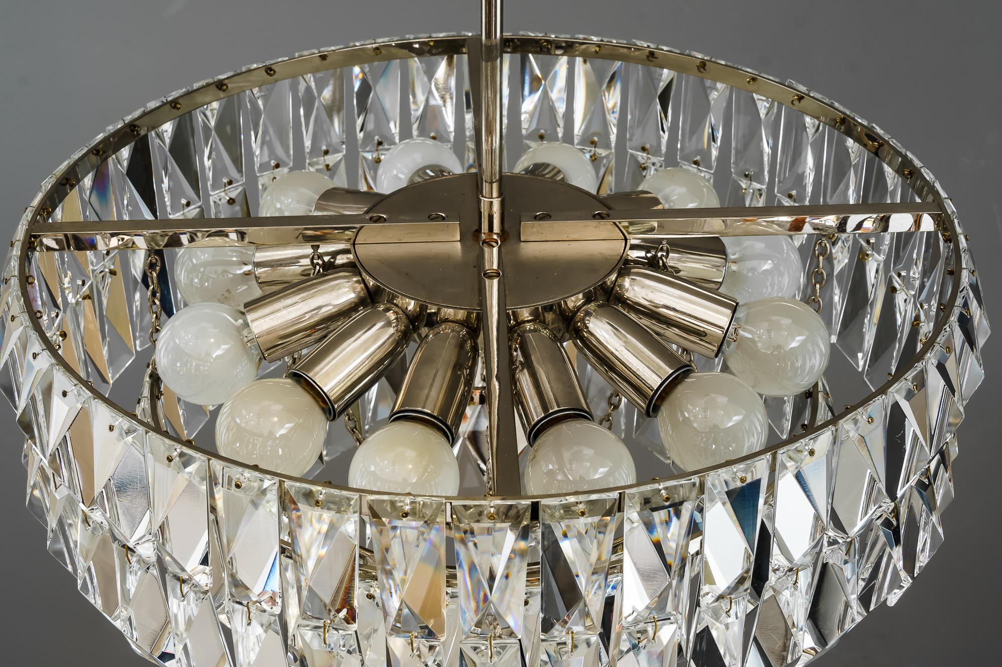 Metà XX secolo Lampadario Bakalowits, anni '50 circa in vendita