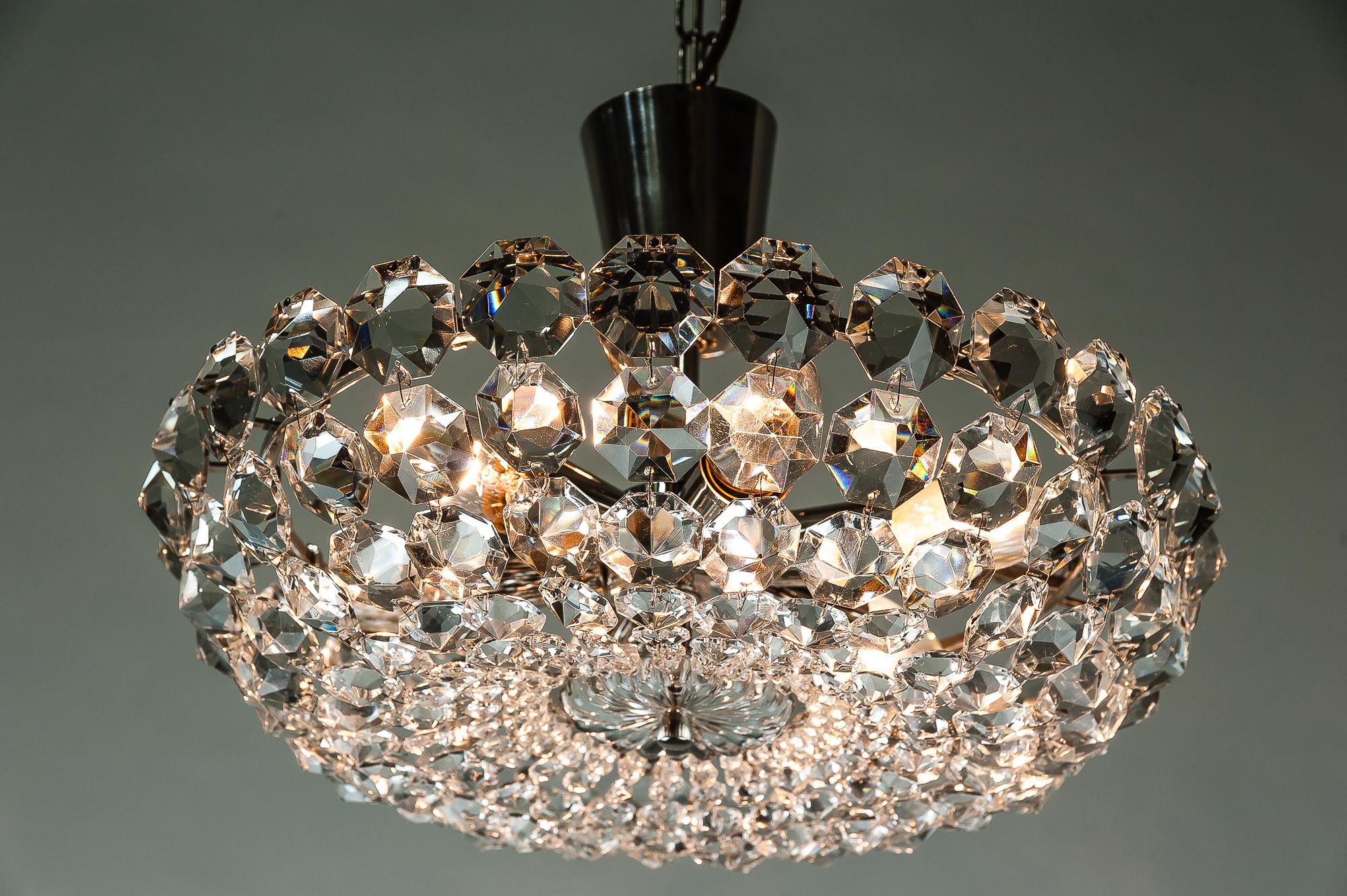 Bakalowits chandelier in chrome, 1950s
Very good original condition.