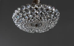 Bakalowits Chandelier Nickel-Plated Around 1950s