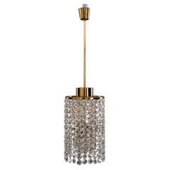 Bakalowits araña de cristal y latón viena hacia los años 50