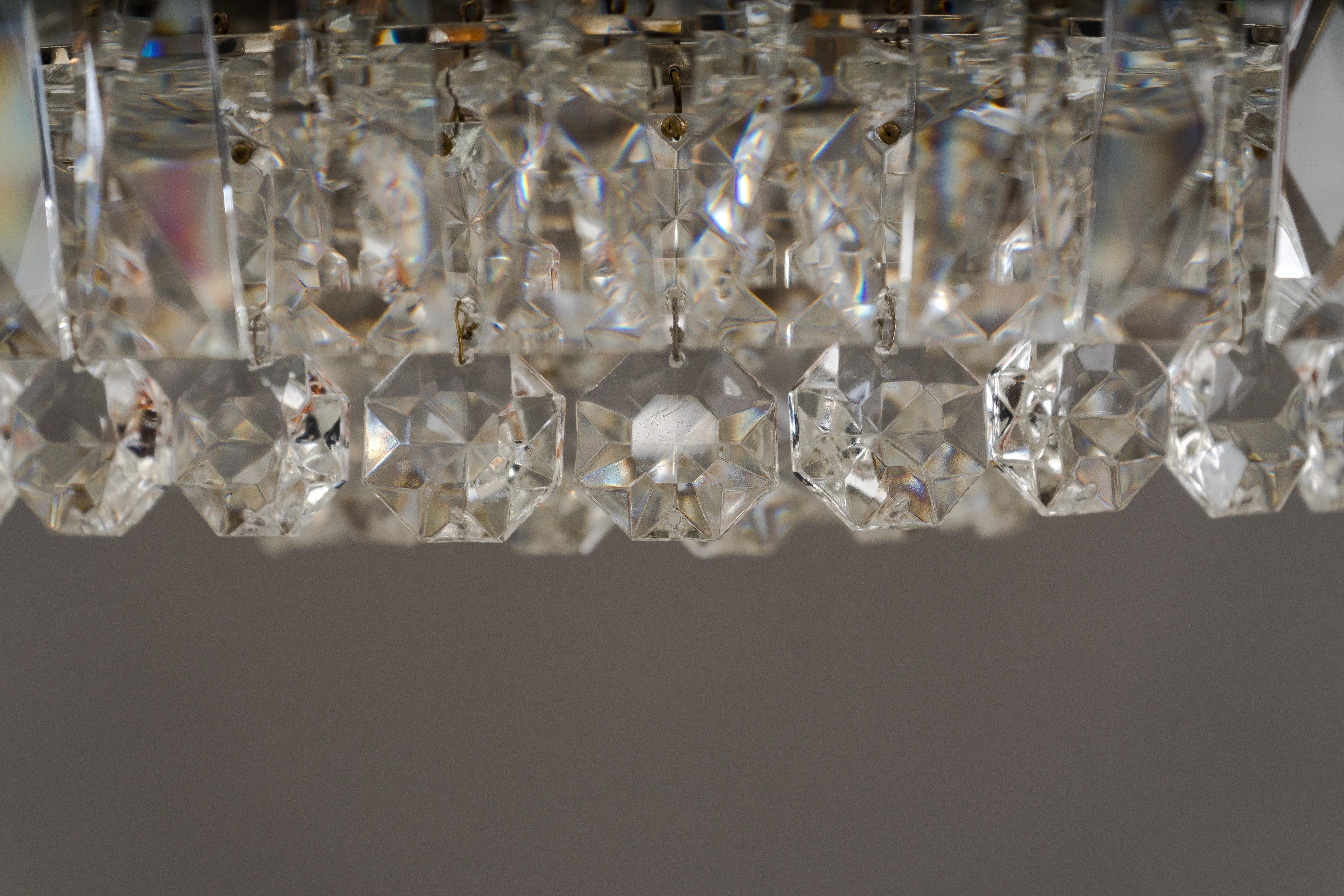 Bakalowits Crystal Chandelier, circa 1960s For Sale 3