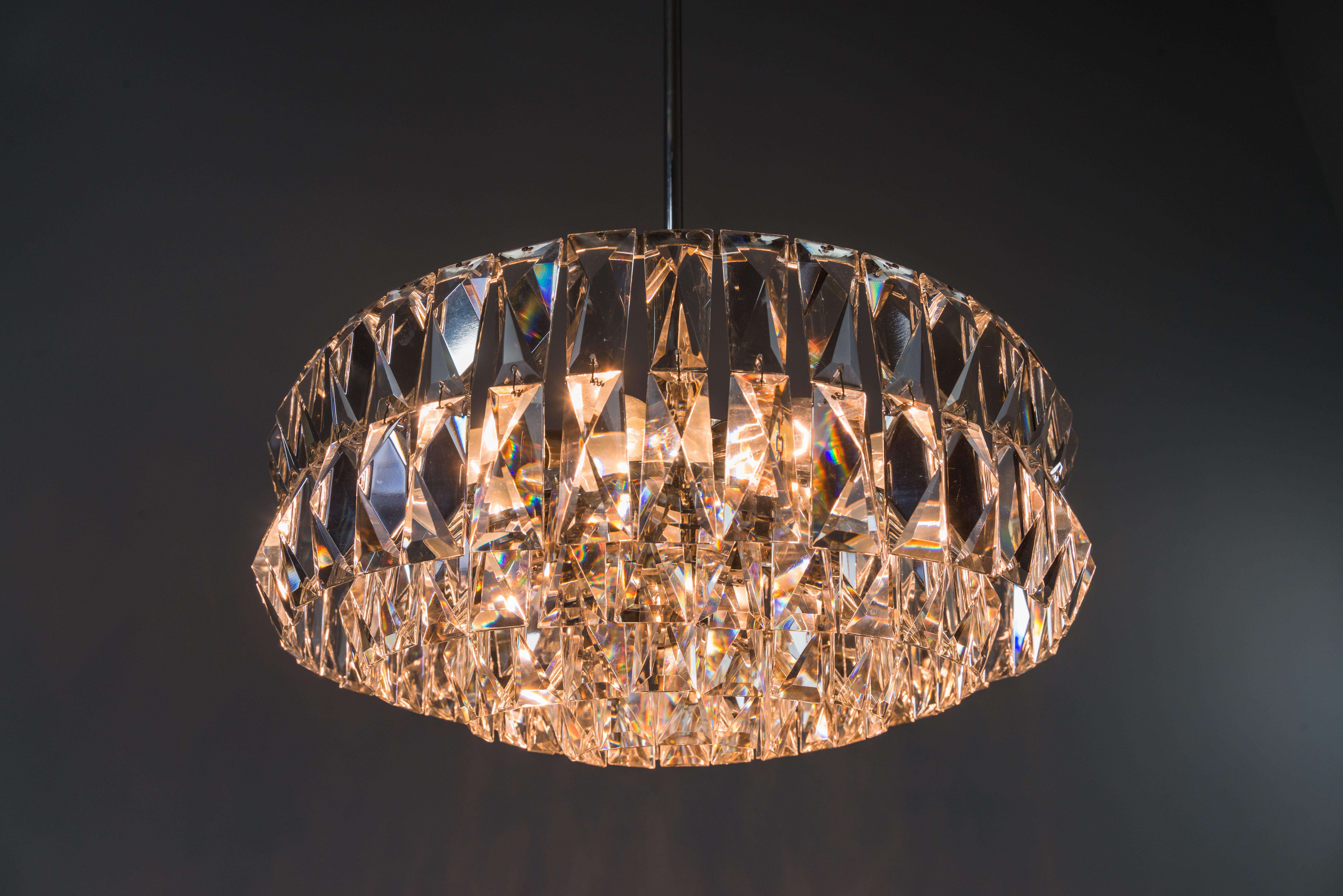 Lampadario di cristallo Bakalowits, anni '60 circa in vendita 4