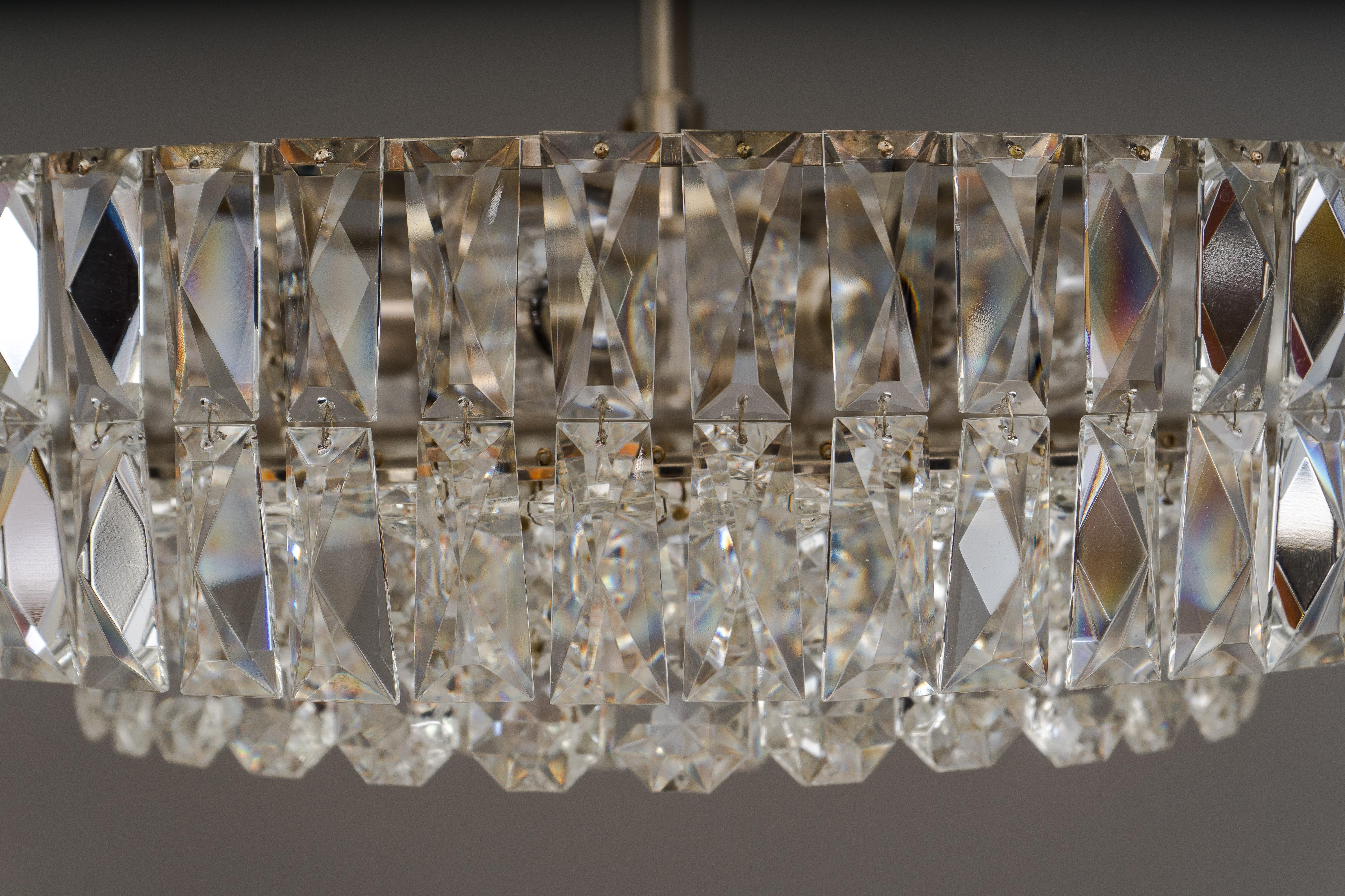Bakalowits Crystal Chandelier, circa 1960s For Sale 4