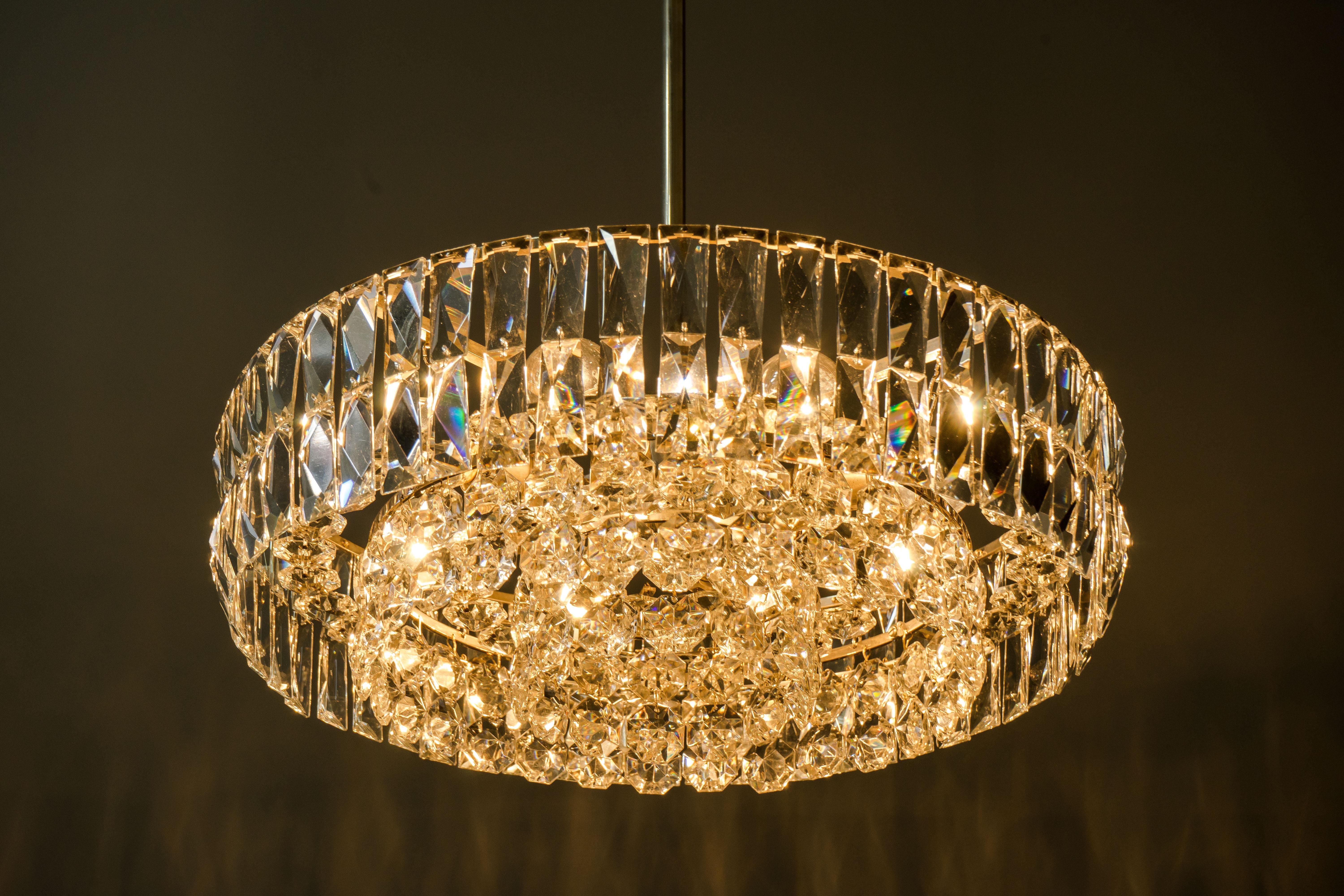 Bakalowits Crystal Chandelier, circa 1960s For Sale 9