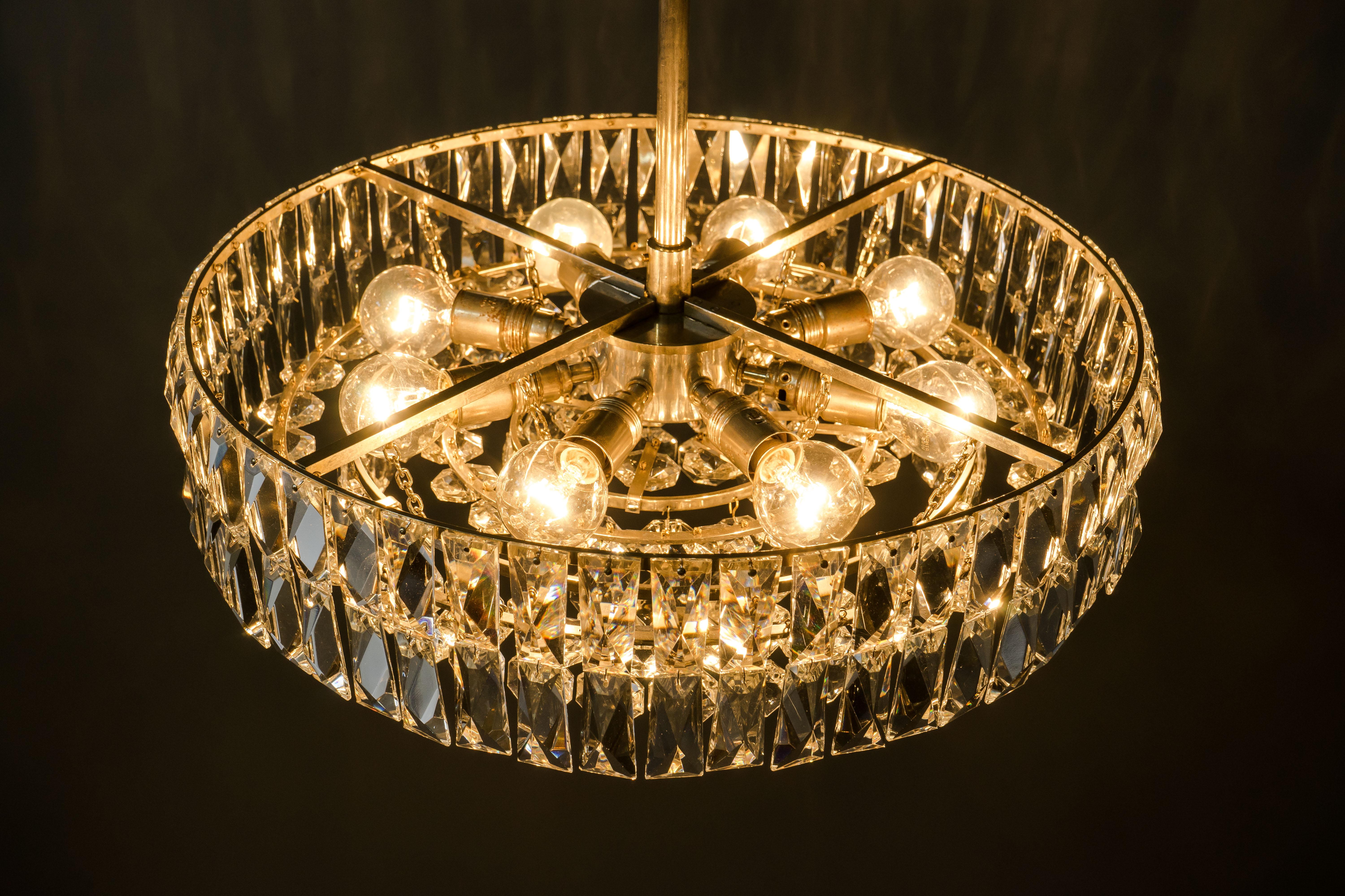 Lampadario di cristallo Bakalowits, anni '60 circa in vendita 10