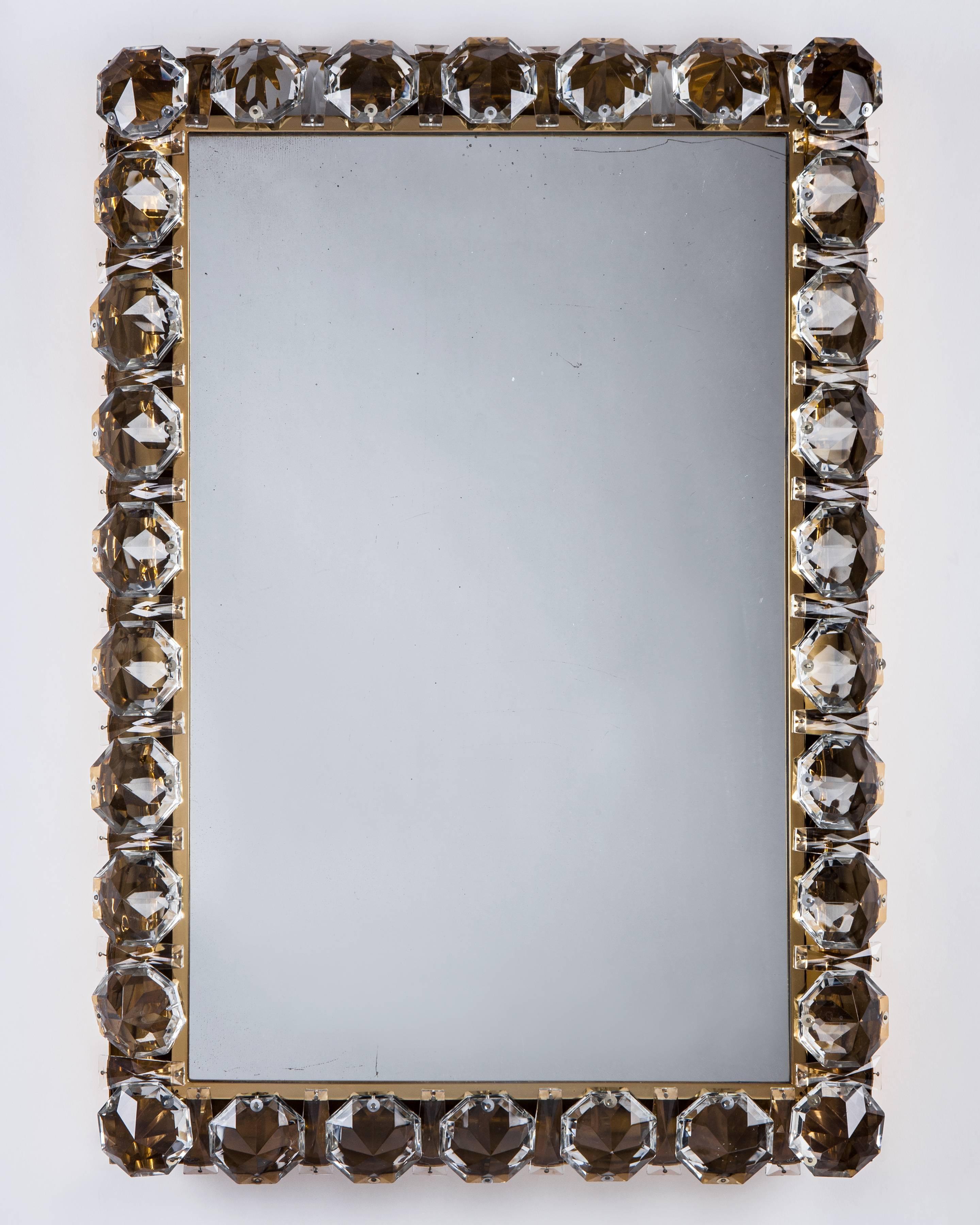 crystal frame mirror