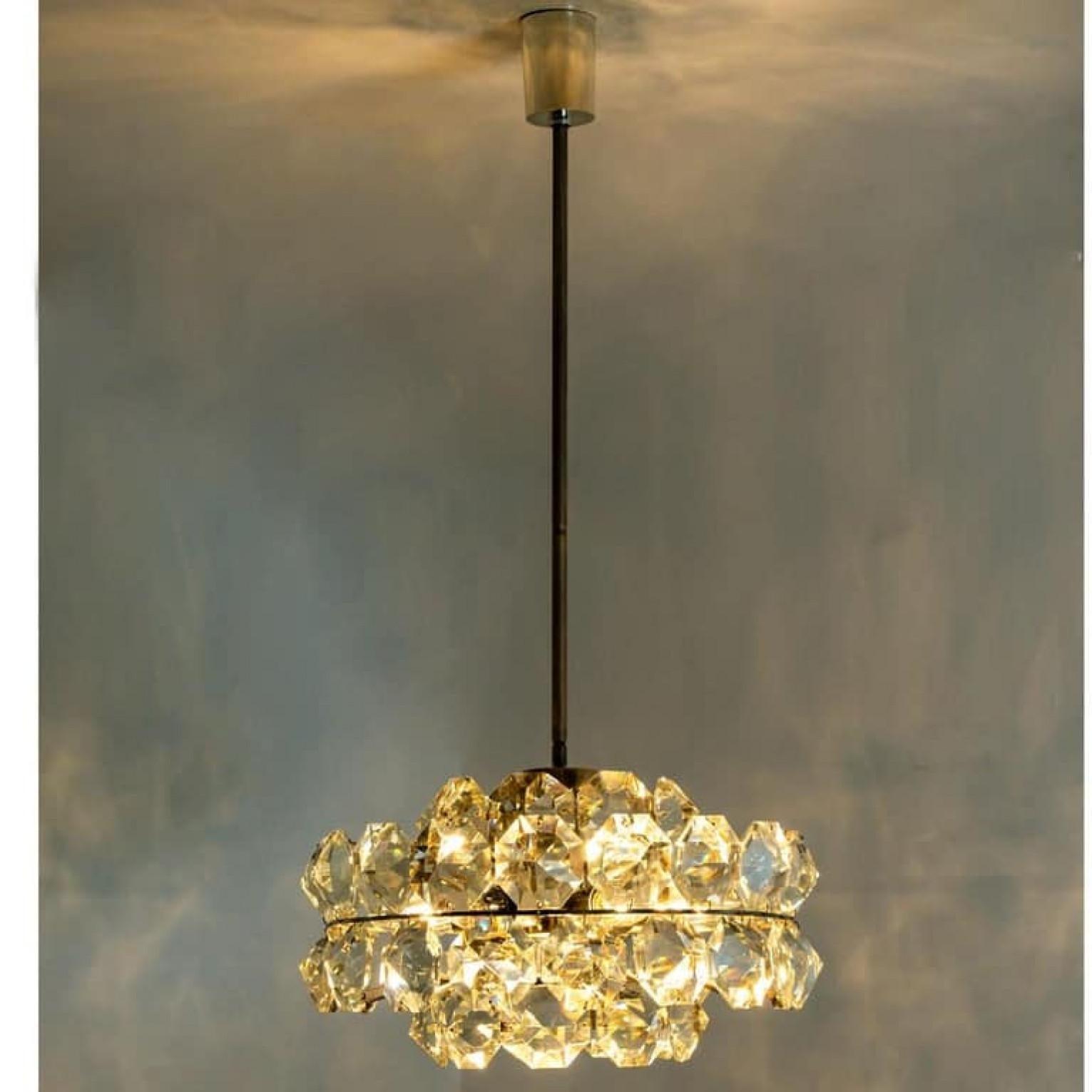 Mid-Century Modern Lustre Bakalowits, Autriche, années 1960 en vente