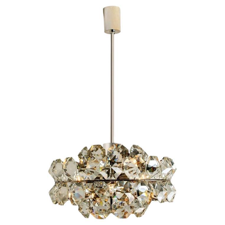 Bakalowits Diamond Chandelier, Austria, 1960s