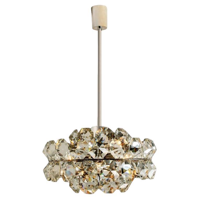 Bakalowits Diamond Chandelier, Austria, 1960s For Sale