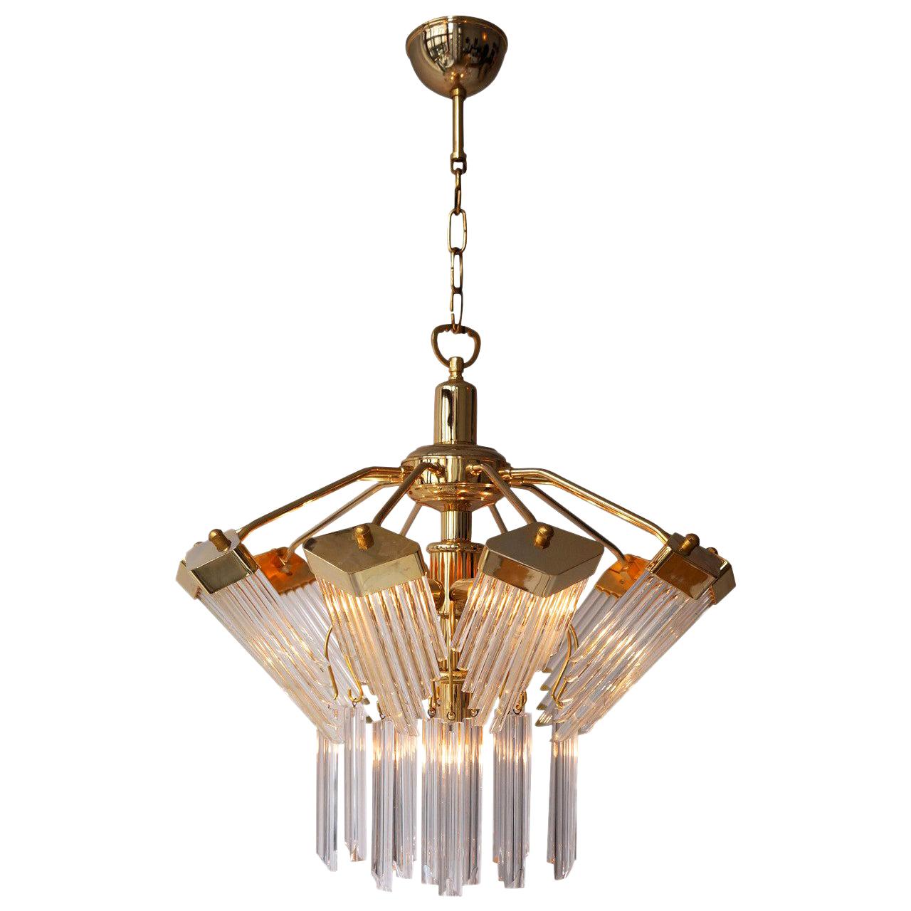 Bakalowits Gold-Plated Crystal Chandelier