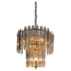 Bakalowits & Söhne 1970's Modern crystal chandelier
