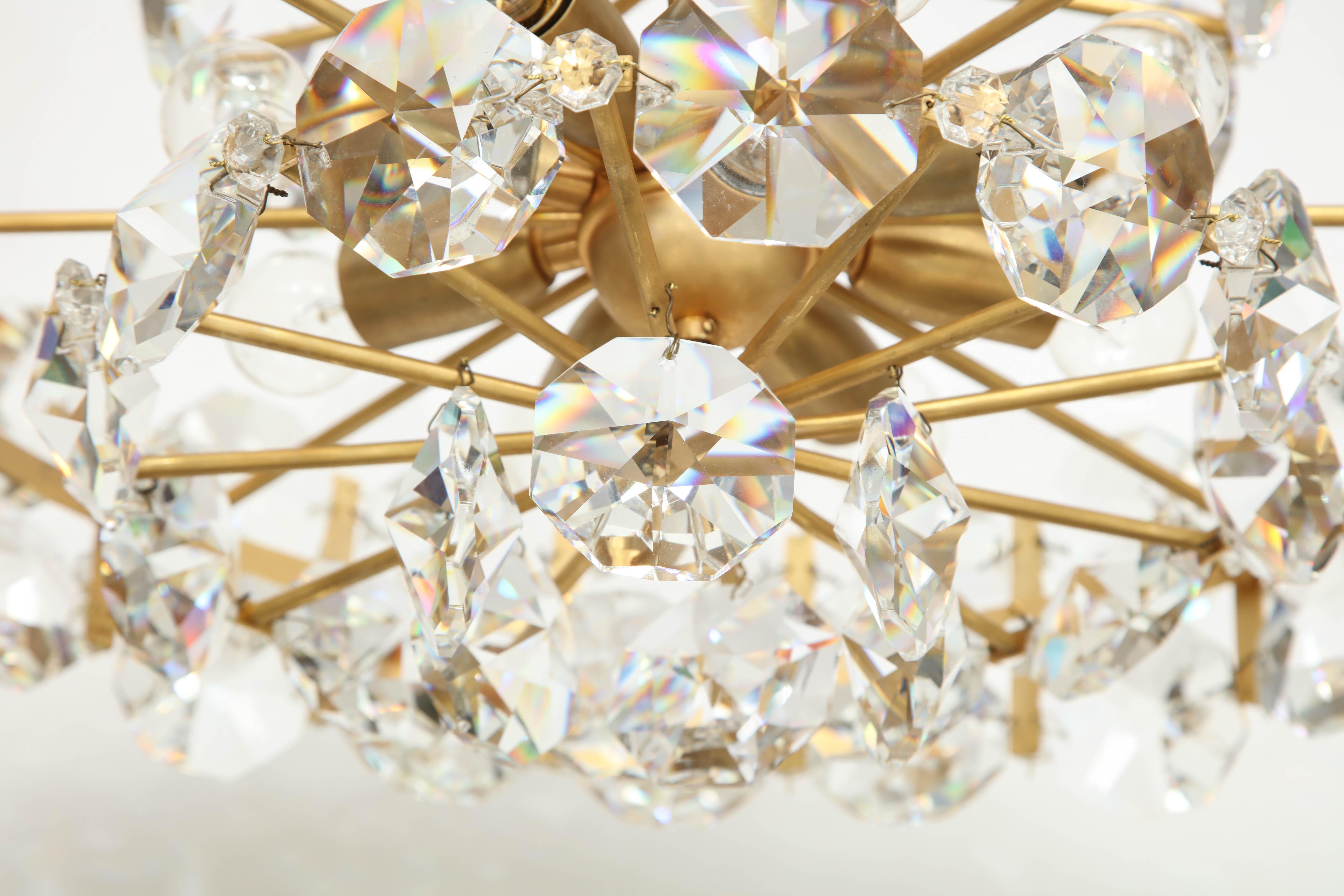 Bakalowits & Sohne Crystal Chandelier In Excellent Condition For Sale In New York, NY