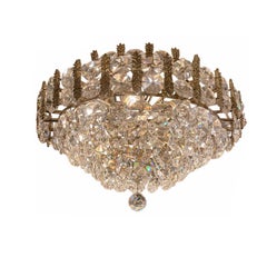 Bakalowits & Sohne Dazzling Gold Plated Chandelier 1960s