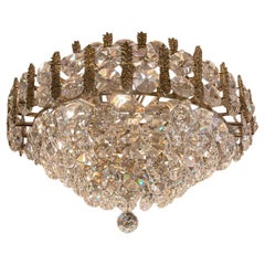 Bakalowits & Sohne Dazzling Gold Plated Chandelier 1960s