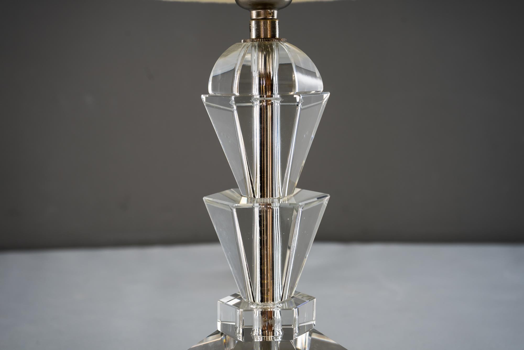 Plated Bakalowits Table Lamp, circa 1950s For Sale