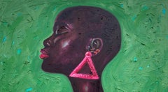 Beauty from Within 2 - Siglo XXI, Contemporáneo, Figurativo, Mujer, Tejidos