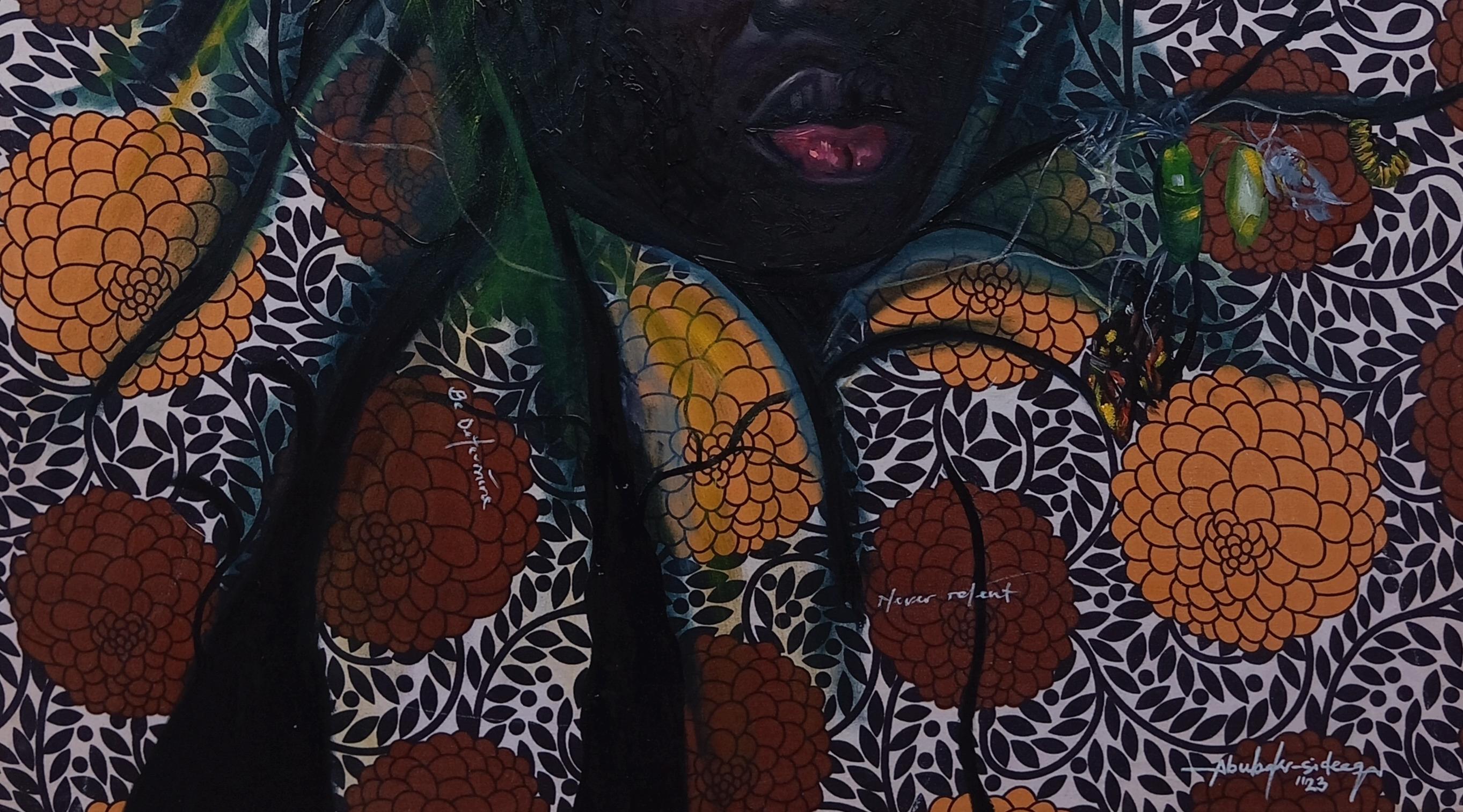 Ailes émergentes - 21e siècle, Contemporain, Figuratif, Technique mixte, Femmes en vente 1
