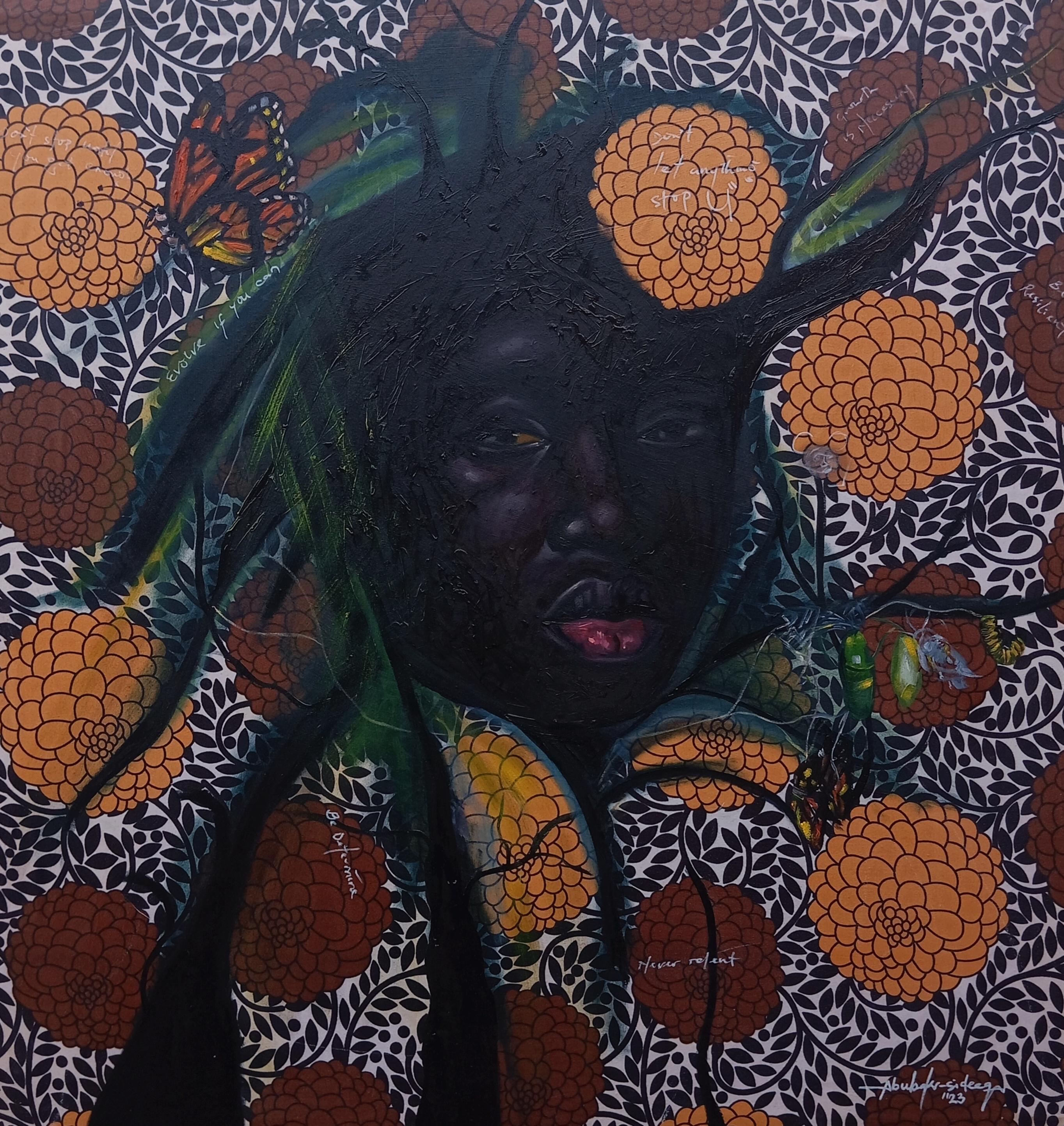 Alas Emergentes - Siglo XXI, Contemporáneo, Figurativo, Técnica mixta, Mujer