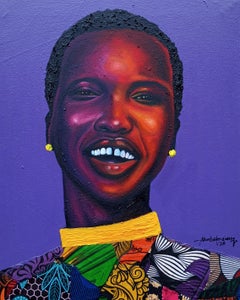 Radiance of Joy 2 - 21° secolo, Contemporaneo, Africano, Donne, Felicemente sorridenti