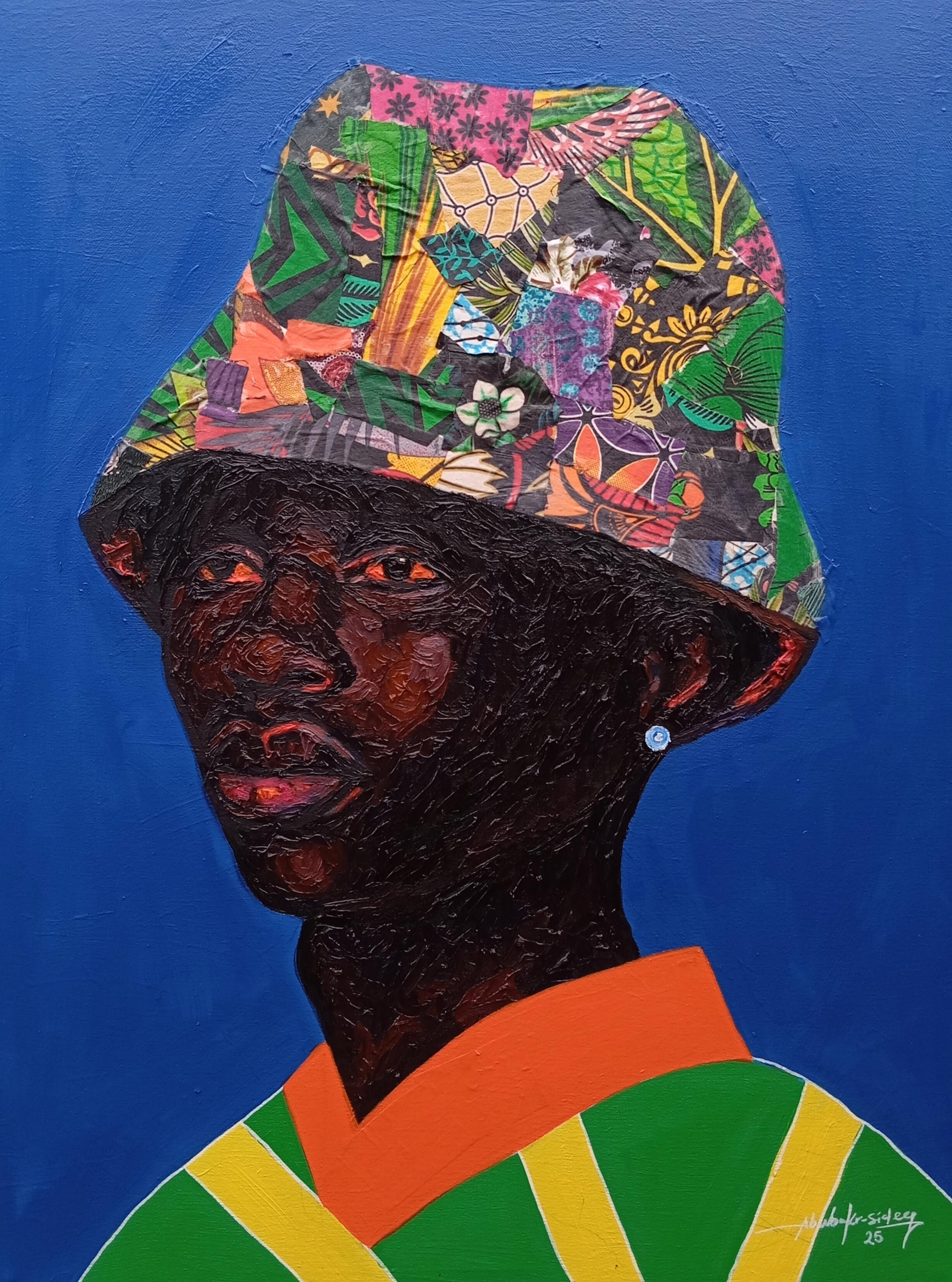 Result is What They See 2 - 21st Century, Mixed Media with Oil, Fabrics, Women