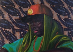 Roots and Rhythm - 21st Century, Contemporary, Figurative, Mixed Media, Fabrics