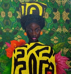 Scarlet Within - 21st Century, Contemporary, Figurative, Women, Fabrics
