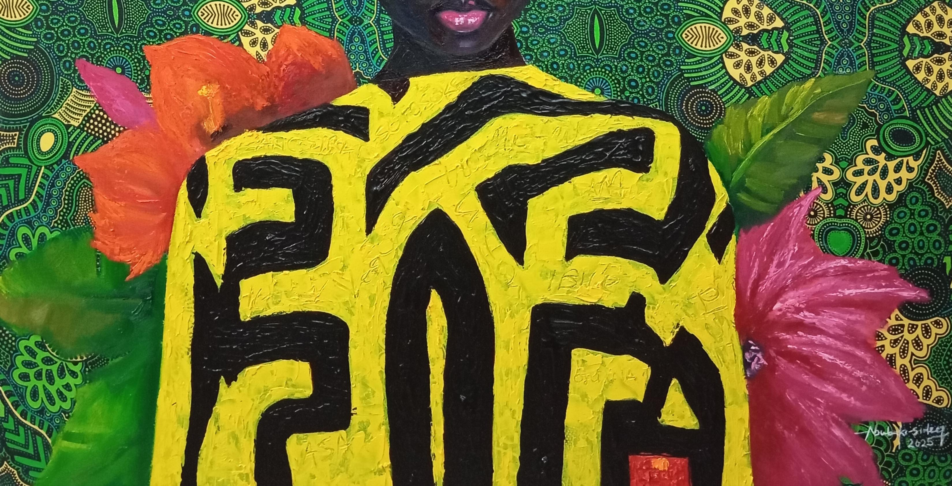 L'écarlate à l'intérieur - Contemporain Mixed Media Art par Bakare Abubakri-sideeq Babatunde