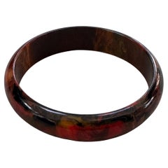 Bakelite Bangle Bracelet Catalin Rare "End Of Day" 1930
s