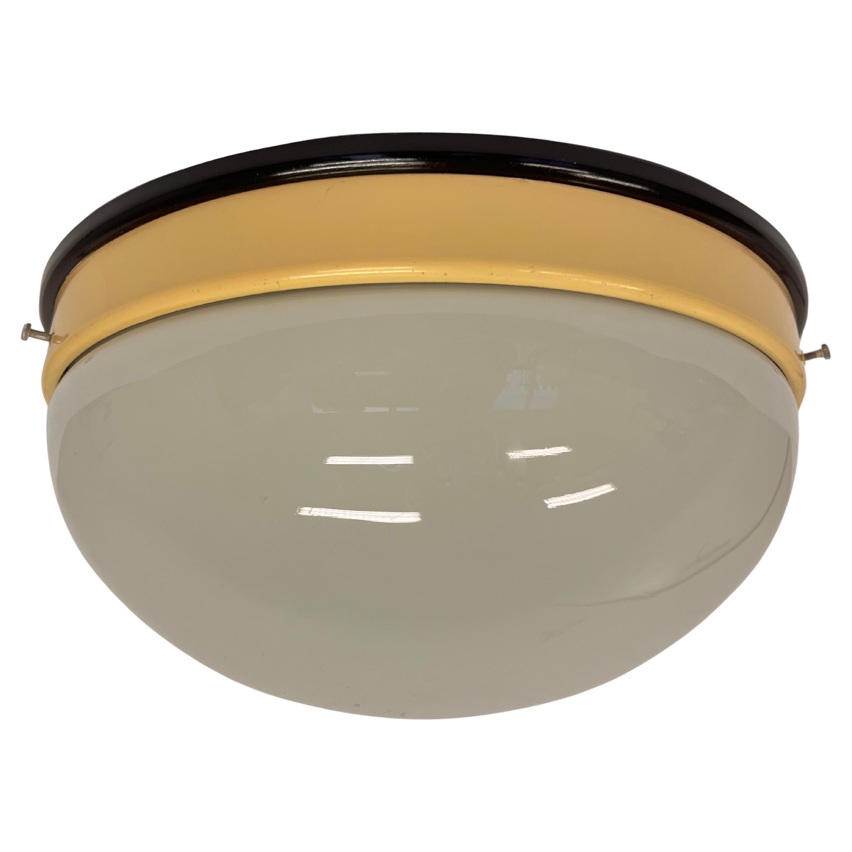 Bakelite Bauhaus ceiling light or Flush Mount, wall lamp - 1940s