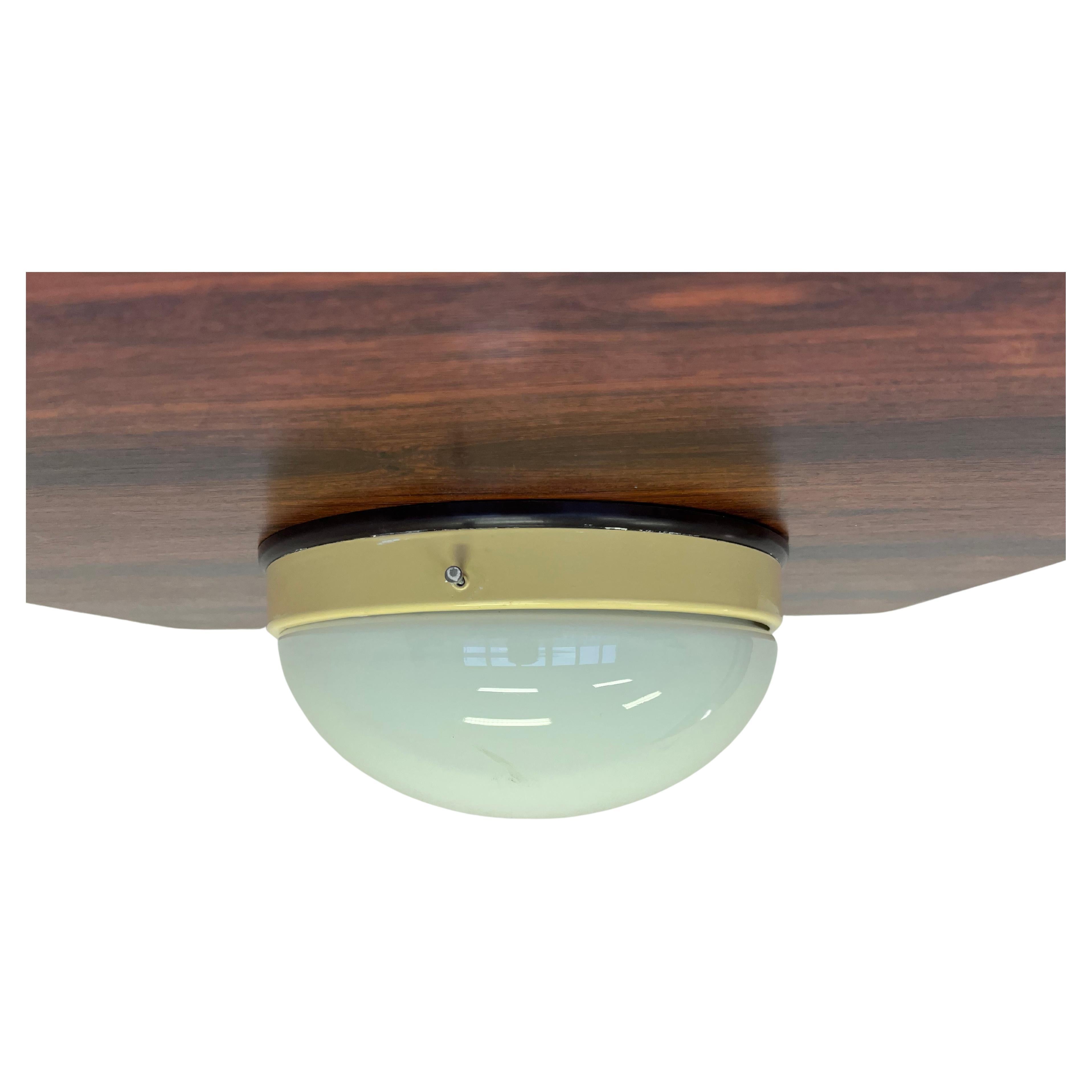 Bakelite Bauhaus ceiling light or Flush Mount, wall lamp - 1940s For Sale