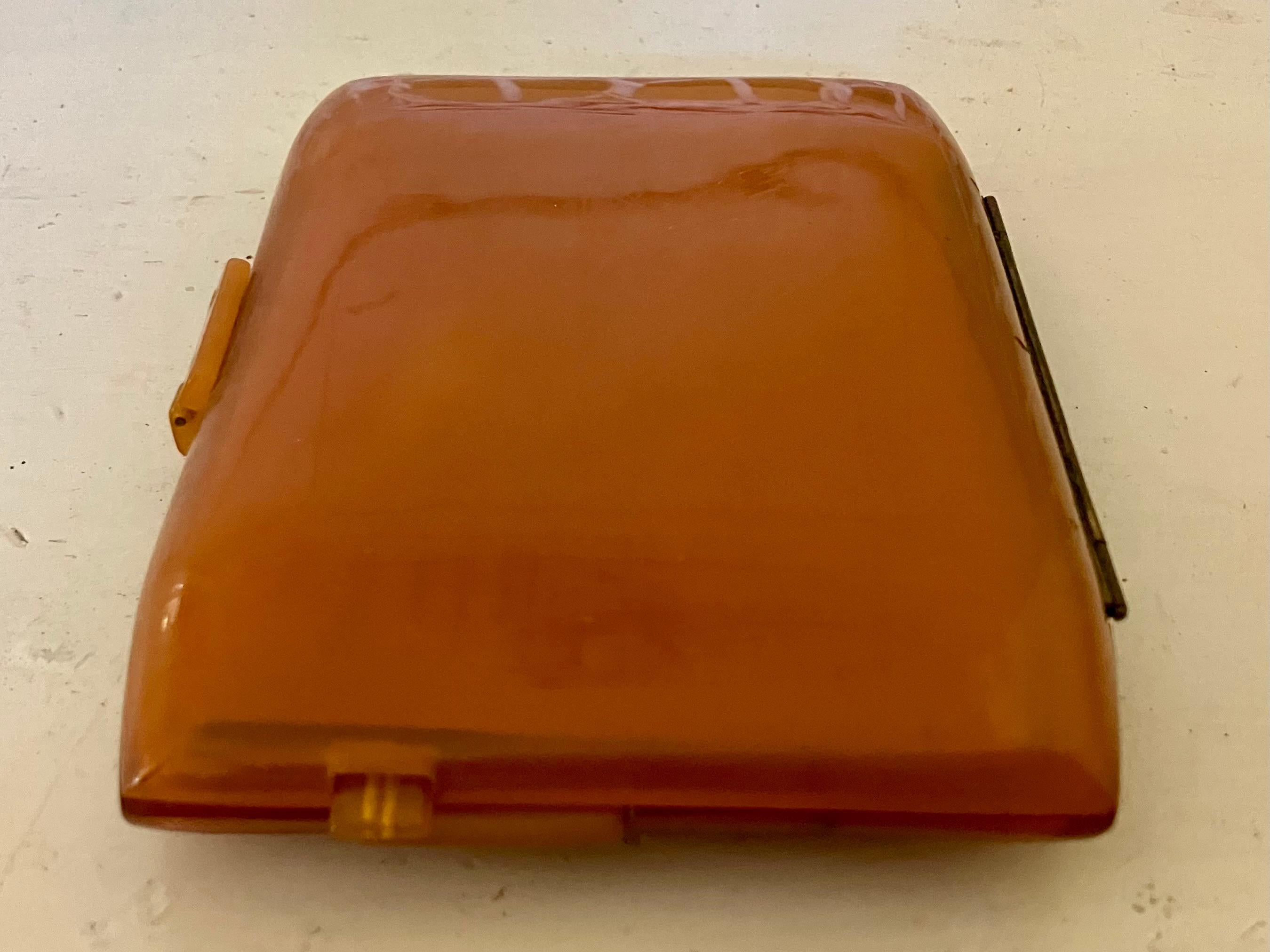 Bakelite Minaudière Box In Good Condition For Sale In New York, NY