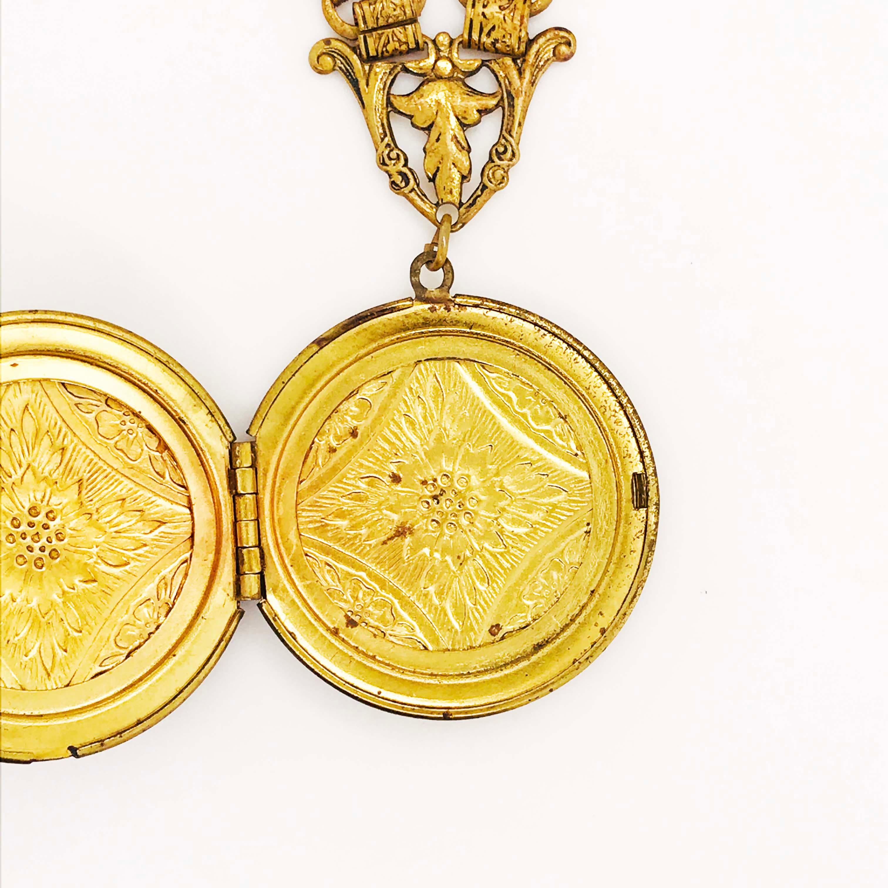 engraved locket necklace