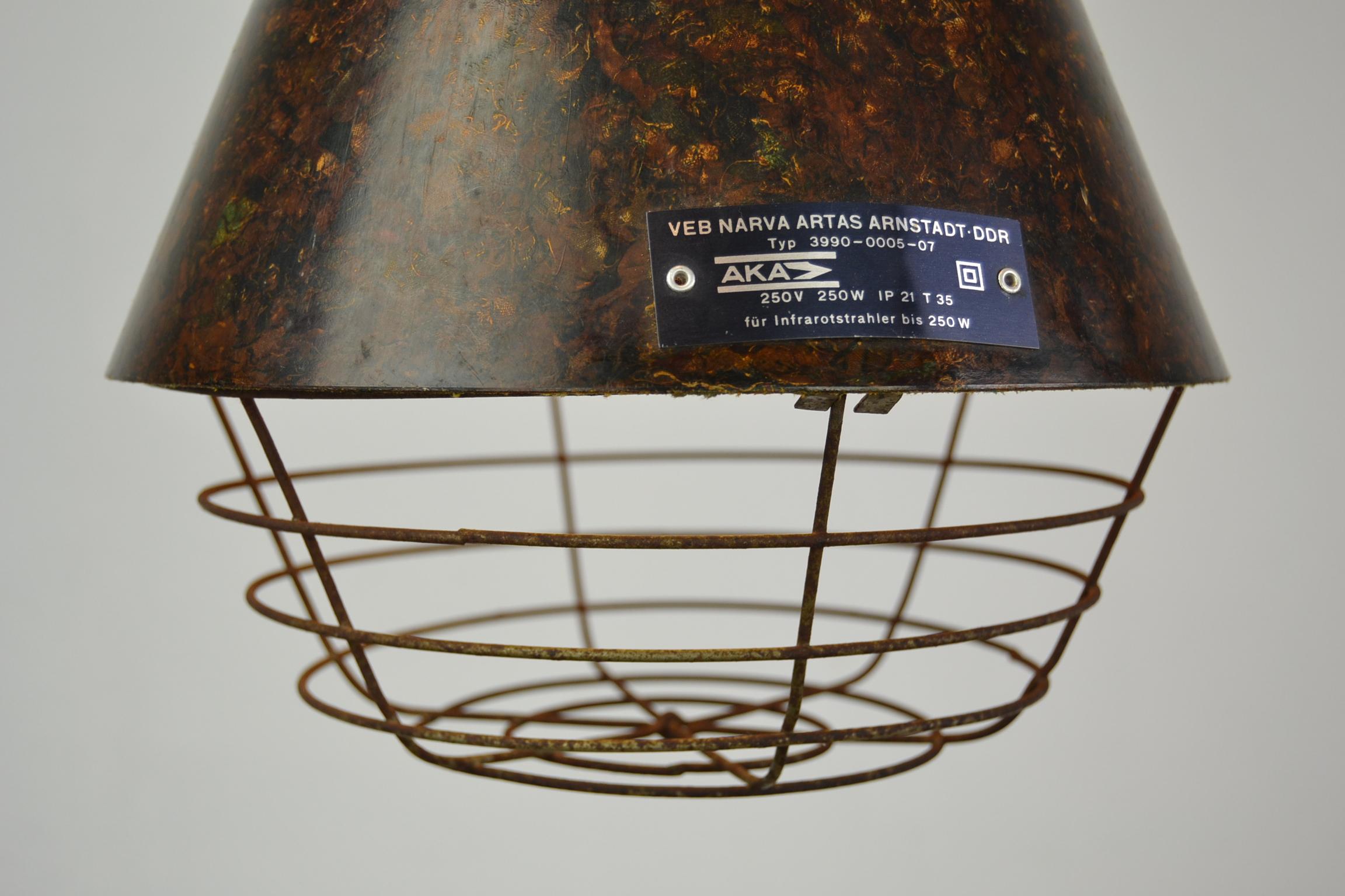 Bakelite Industrial Pendant Light, Germany, 1960s For Sale 2