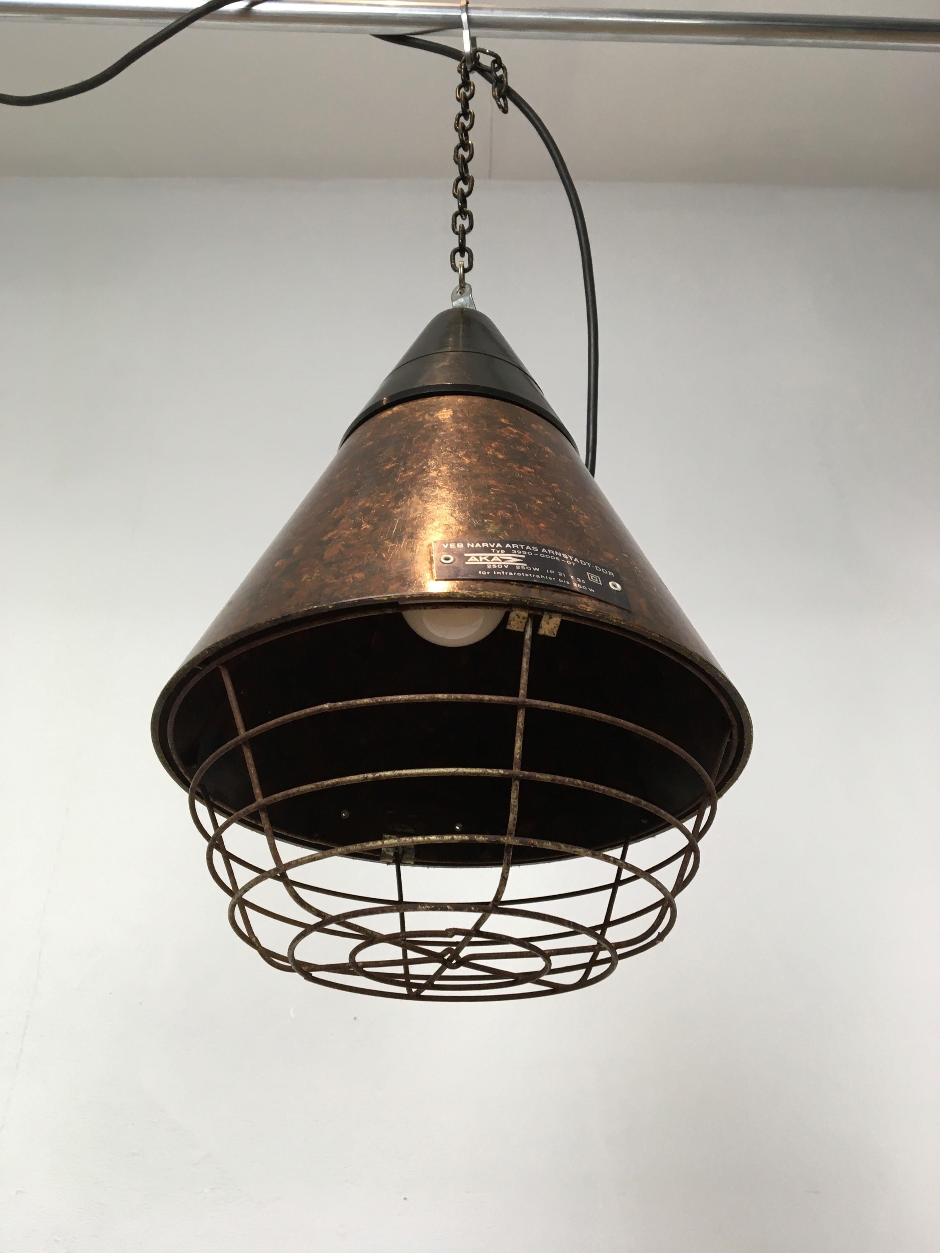 Bakelite Industrial Pendant Light, Germany, 1960s For Sale 4