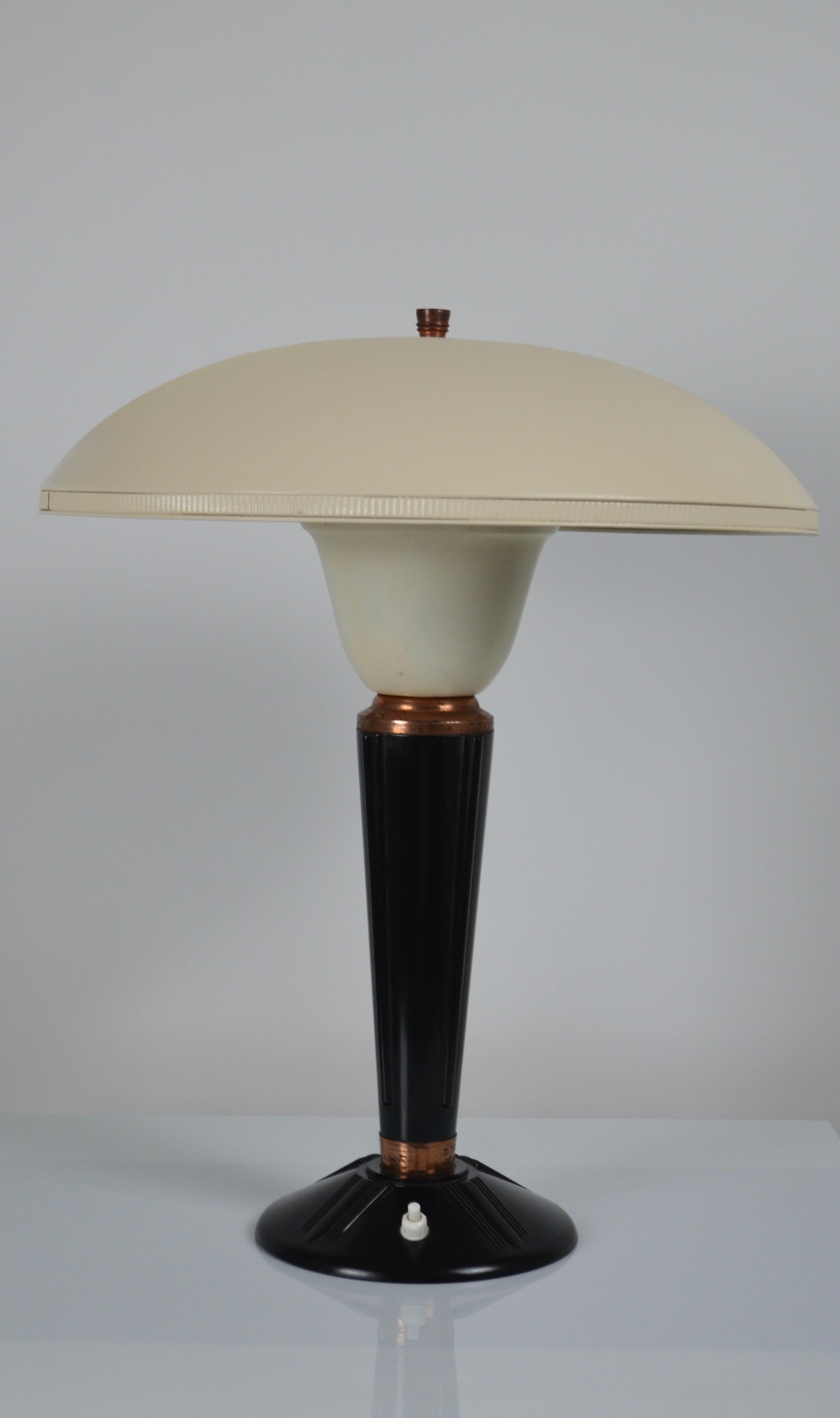 Bakelite lamp, model 320, Jumo brand, France, 1940s For Sale 6