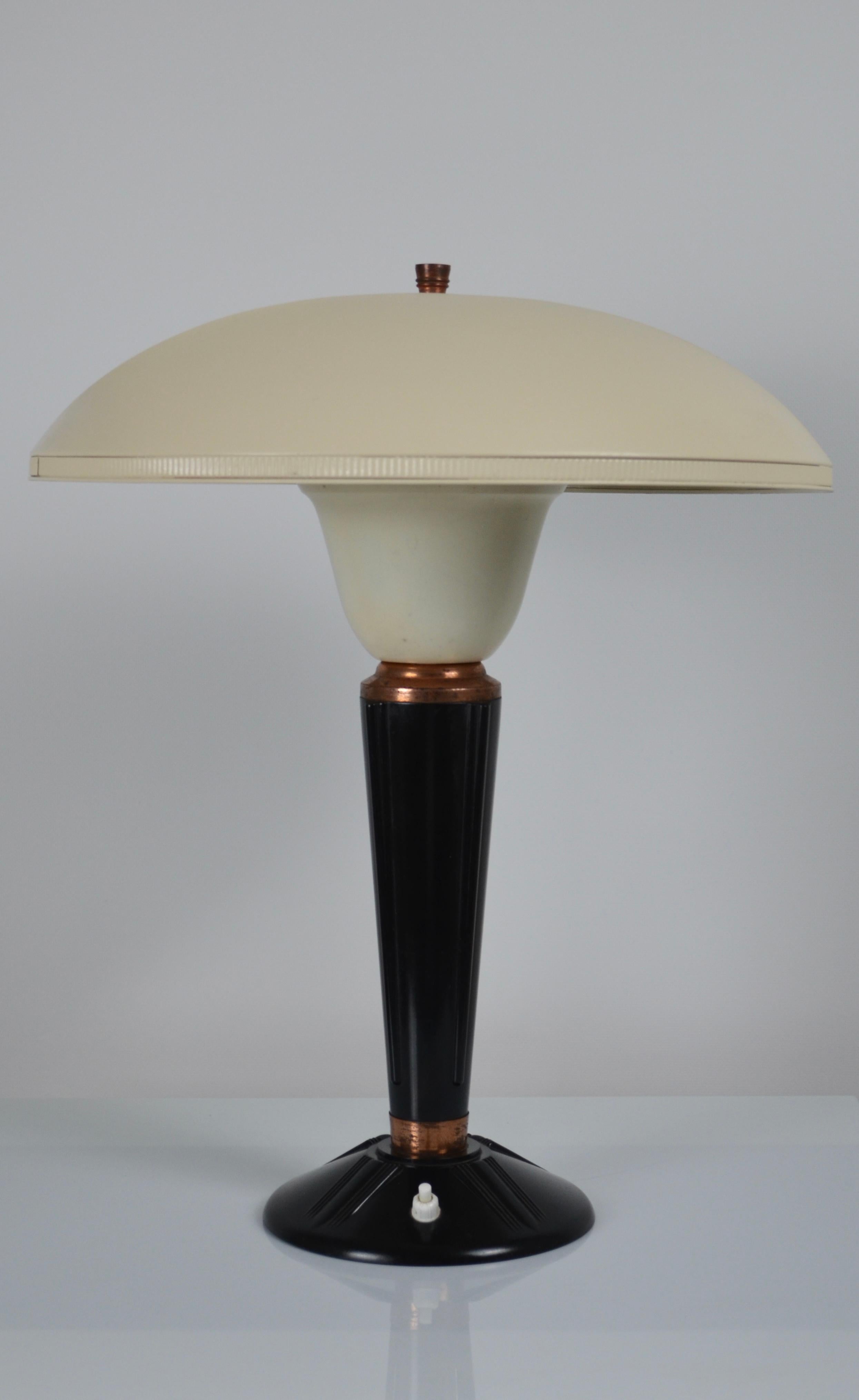 Bakelite lamp, model 320, Jumo brand, France, 1940s For Sale 2