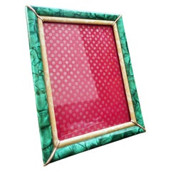 Bakelite or early plastic photo frame by Giulio Natta.